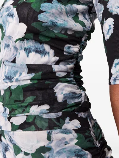 Stella Mccartney Stella Mc Cartney Bunch Of Roses Mesh Top In Green