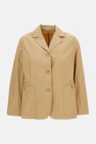 Casey Casey Single-breasted Jacket In Brown