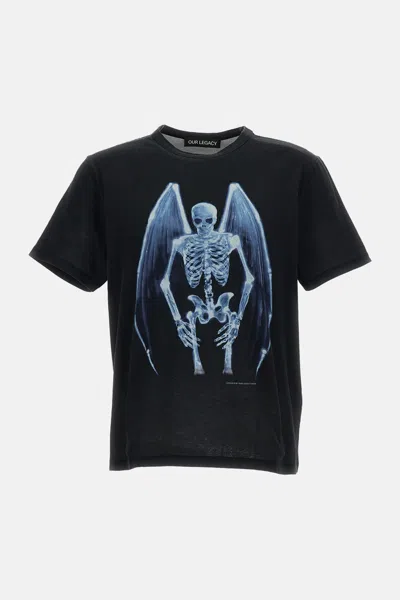 Our Legacy Mens Fallen Angel Print Graphic-print Cotton T-shirt In Multi