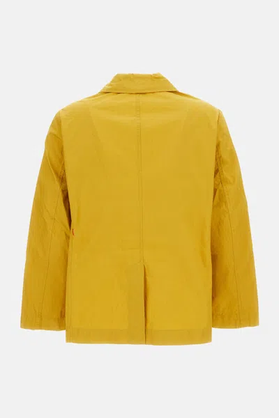 Casey Casey Single-breasted Jacket In Yellow