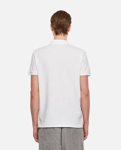 Polo Ralph Lauren Cotton Polo Shirt With Frontal Embroidered Logo In White