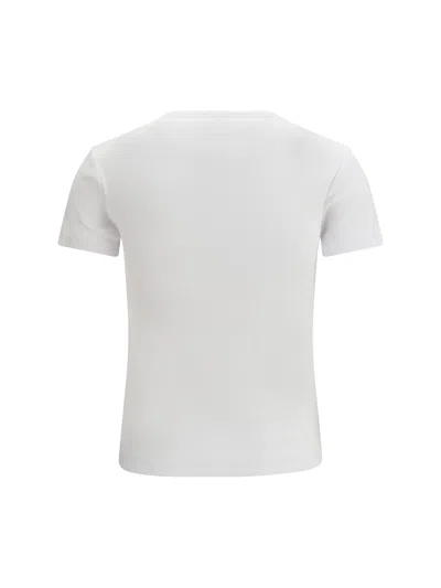 Off-white Off White Off Stamp Rib Basic Tee White Black In White