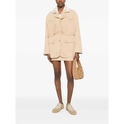 Ermanno Scervino Jacket In Neutral