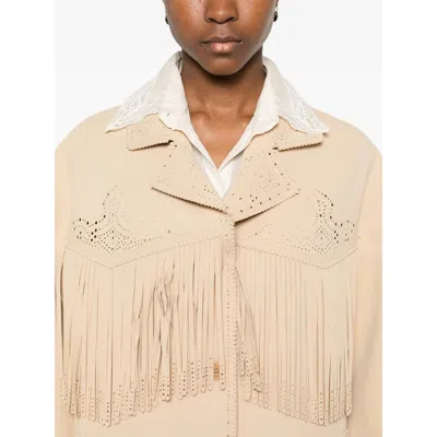 Ermanno Scervino Jacket In Neutral