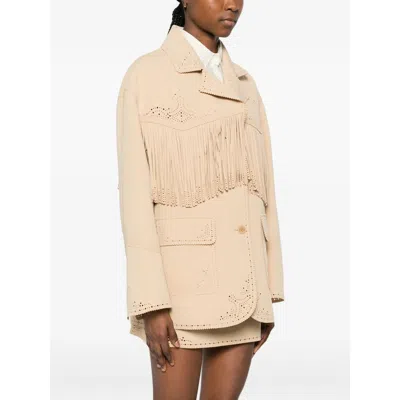 Ermanno Scervino Jacket In Neutral