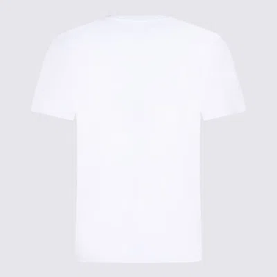 Zegna Slim-fit Logo-embroidered Cotton-jersey T-shirt In White
