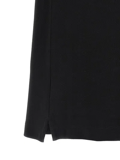 Hugo Boss Black Polo Shirt With Tone-on-tone Logo On The Front In Cotton Man In Black