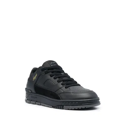 Axel Arigato Low-top Sneakers With Suede Accents And Gold Branding In Black