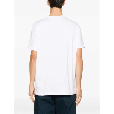 Apc A. P.c. Rectangular-shape-logo T-shirt In White