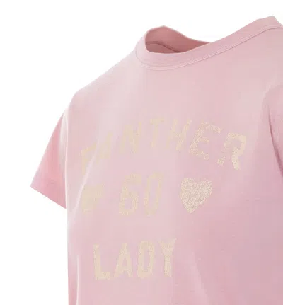 Valentino Garavani Printed Cotton T-shirt Clothing In Pink