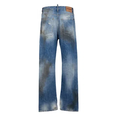 Dsquared2 Distressed-effect Jeans In Blue