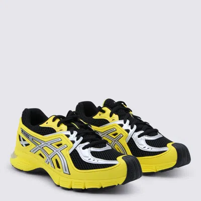 Asics Vibrant Yellow And Black Leather Gel Sd Lite Sneakers In Multi