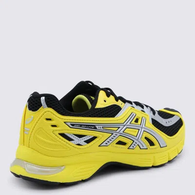 Asics Vibrant Yellow And Black Leather Gel Sd Lite Sneakers In Multi