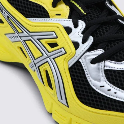 Asics Vibrant Yellow And Black Leather Gel Sd Lite Sneakers In Multi