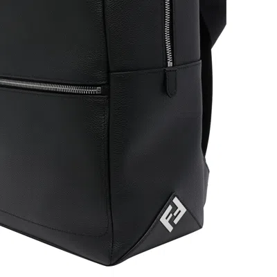 Fendi Lui Zip Backpack In Black