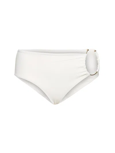 Christopher Esber Gathered Bikini Bottom In White