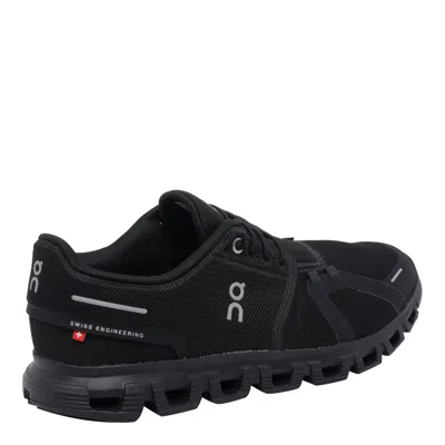 On Lightweight Black Running Sneakers With Breathable Mesh