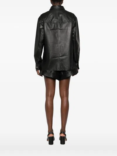 Iro Black Regular Shirt In Black