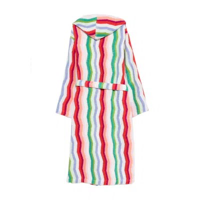 Missoni Hooded Stripe-pattern Bath Robe In Multi