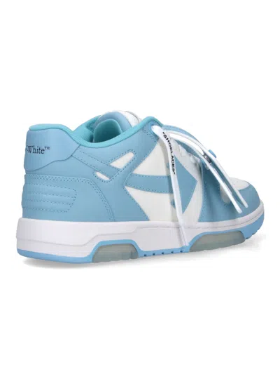 Off-white Chunky Sole White Sneakers With Layered Construction In Multi