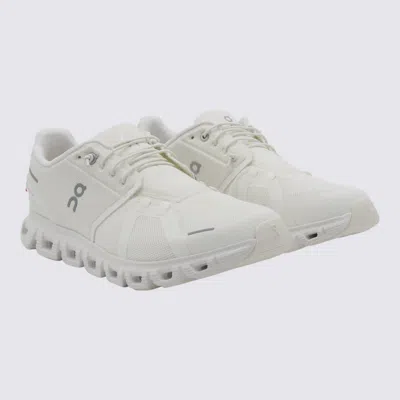 On Cloud 6 Panelled Mesh Sneakers In White
