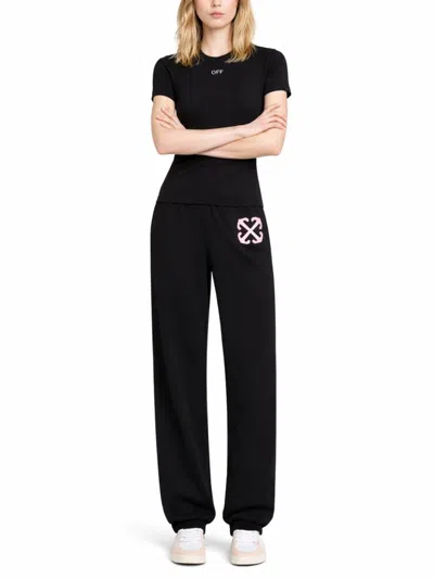 Off-white Off White Basic T Shirt With Logo In Black
