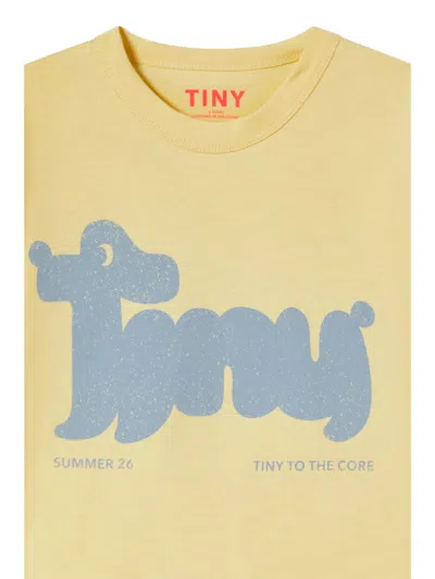 Tinycottons Tinydoggs T-shirt In Yellow