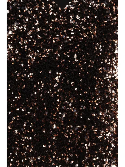 Ella Brown Polyester Blouse