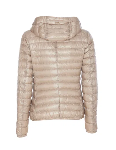 Herno Light Down Jacket In Brown