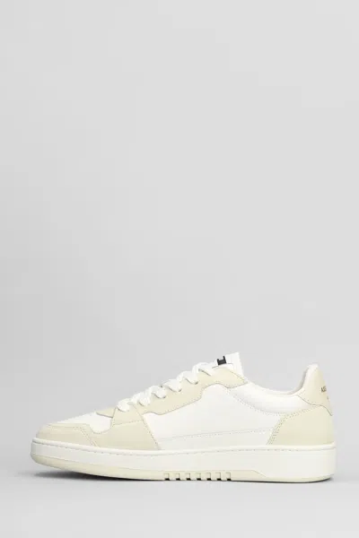 Axel Arigato Dice Lo Bee Bird Sneakers In White Leather In Multi
