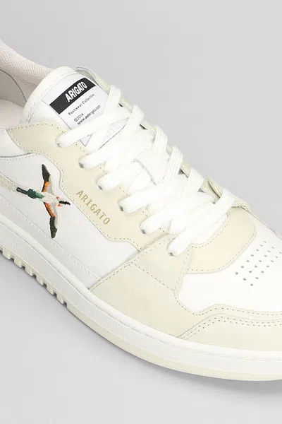 Axel Arigato Dice Lo Bee Bird Sneakers In White Leather In Multi