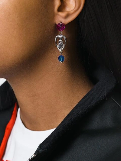 Shop Givenchy Rosario Pop Earrings In Pink