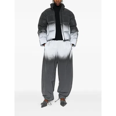 Alexander Wang Reflective Puffer Jacket In Multi