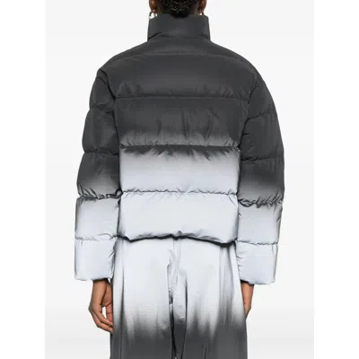 Alexander Wang Reflective Puffer Jacket In Multi