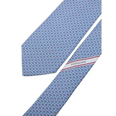 Ferragamo Tie In Blue