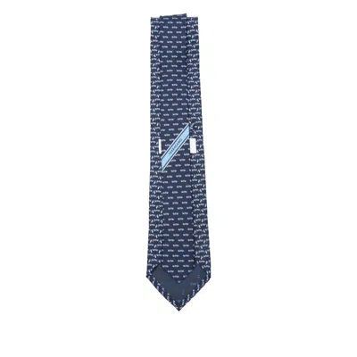 Ferragamo Tie In Blue