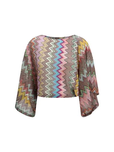 Missoni Zigzag Pattern Top In Multi