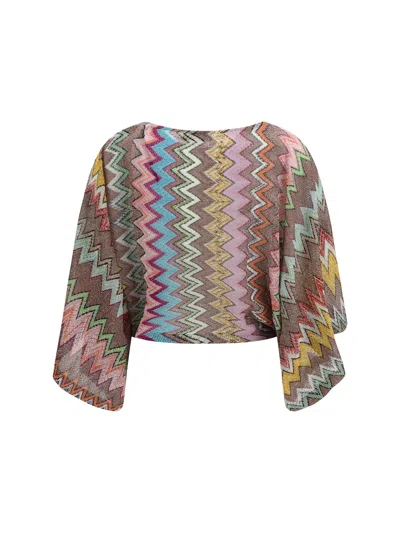 Missoni Zigzag Pattern Top In Multi