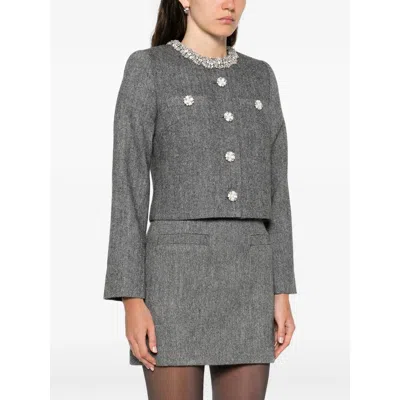 Self-portrait Outerwear In Gray