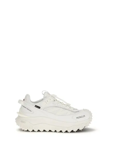 Moncler Waterproof Trailgrip Gtx Sneakers With Carbon Fiber In White