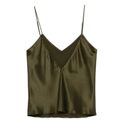 Olivia Von Halle Bliss Ivy Green Camisole Set