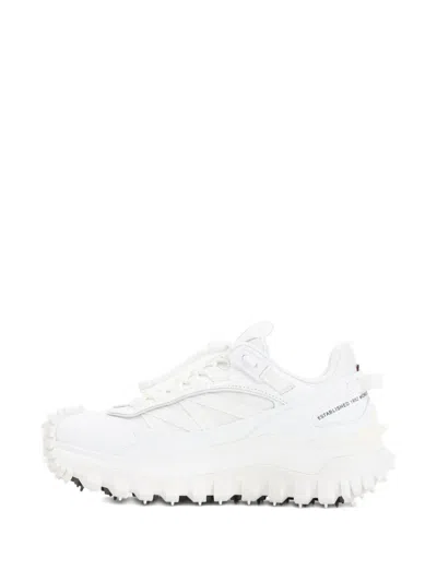 Moncler Waterproof Trailgrip Gtx Sneakers With Carbon Fiber In White