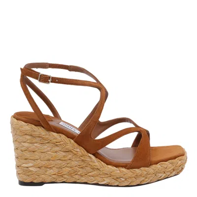 Jimmy Choo Ayla 85 Raffia Wedge Strappy Espadrilles In Multi