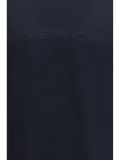 Givenchy Cotton Crew Neck T-shirt In Blue
