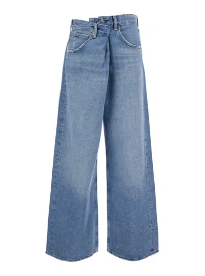 Agolde Vana Jeans In Blue