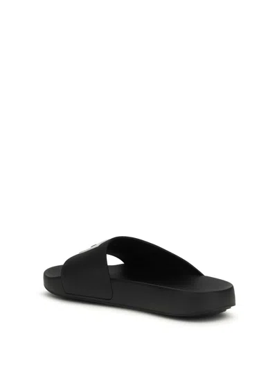 Givenchy Contoured Footbed Logo Slipper For Women In Black