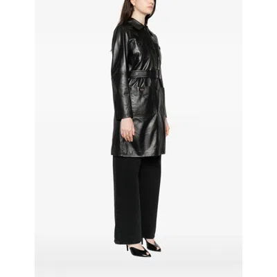 Max Mara Studio Jackets In Black