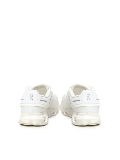 On Cloud 6 Panelled Mesh Sneakers In White