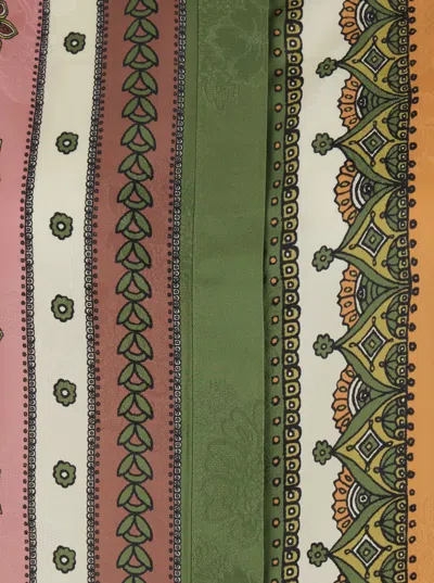 Alemais Contina Multicolor Shirt With Classic Collar And All-over Geometric Print In Viscose Woman