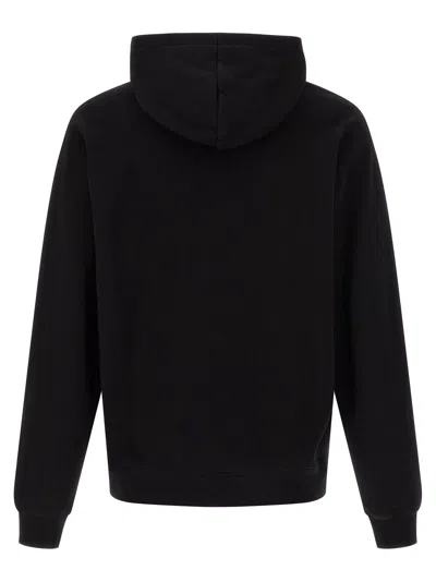Jacquemus Cotton Fabric Hoodie With Long Sleeves In Black